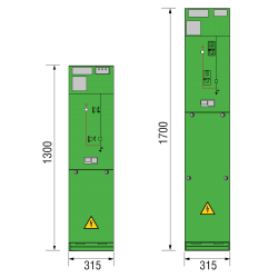 12 kV Kabelfeld 315 x 1300/1700 mm