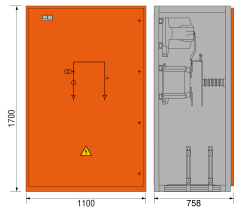 17,5 Messfeld 1100 x 758 x 1700 mm