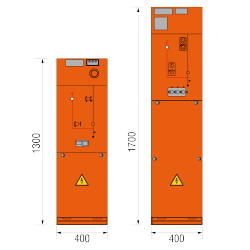 17,5 kV Kabelfeld 400 x 1300/1700 mm